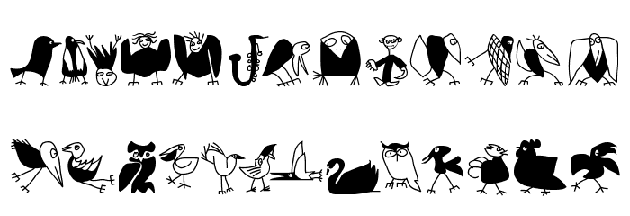 WhereIsTheBirdsDealer Font LOWERCASE
