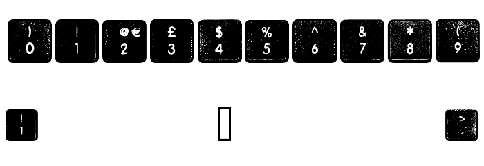 Wheremykeys-Regular Font OTHER CHARS