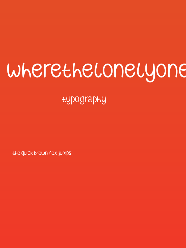 WheretheLonelyOnesRoam Poster