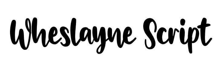 Wheslayne Script  नि: शुल्क फ़ॉन्ट्स डाउनलोड