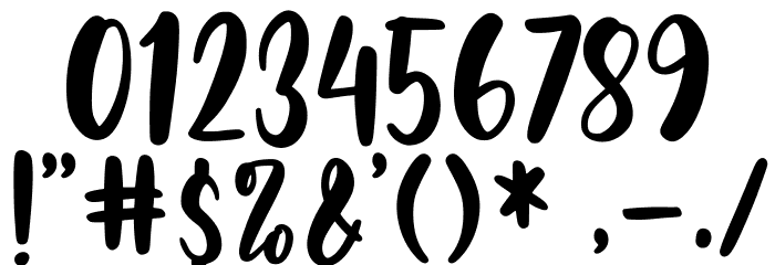 Wheslayne Script Font OTHER CHARS