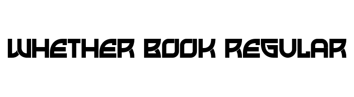 Whether Book Regular Fonte
