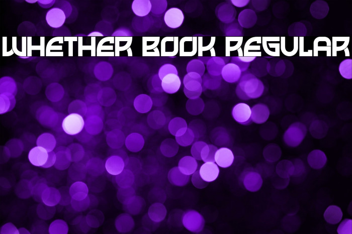 Whether Book Regular Example 3