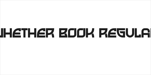 Whether Book Regular Logo
