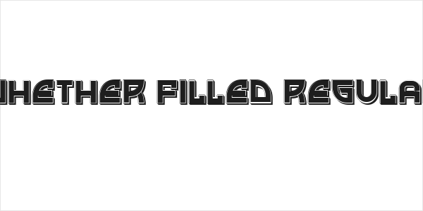 Whether Filled Regular Logo