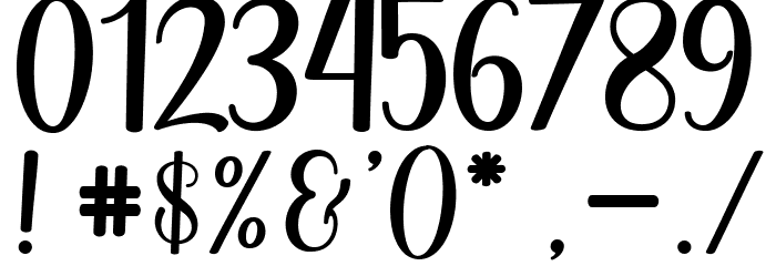 WhetiyaScript Font OTHER CHARS