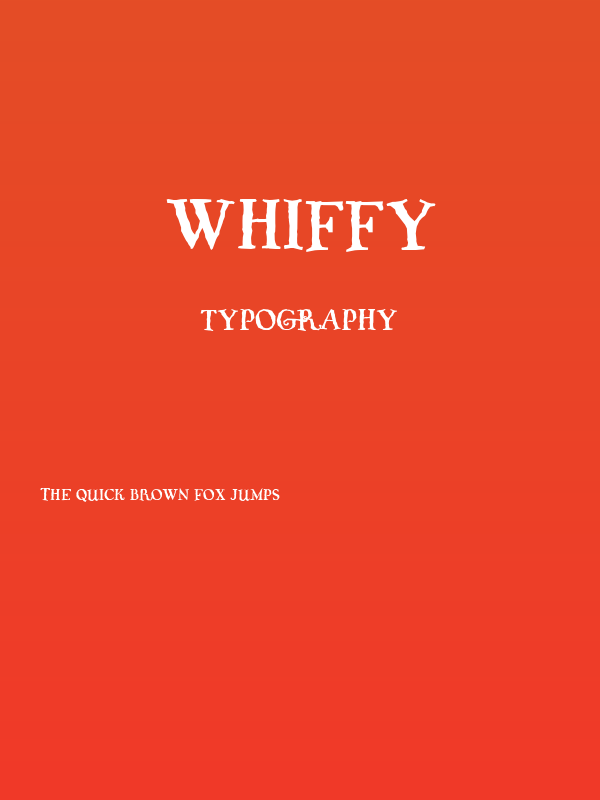 Whiffy Poster