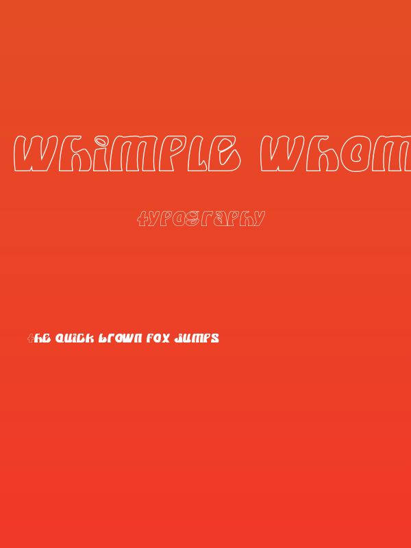 Whimple Whomple Poster