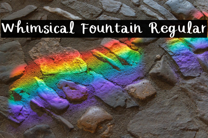 Whimsical Fountain Regular Example 1