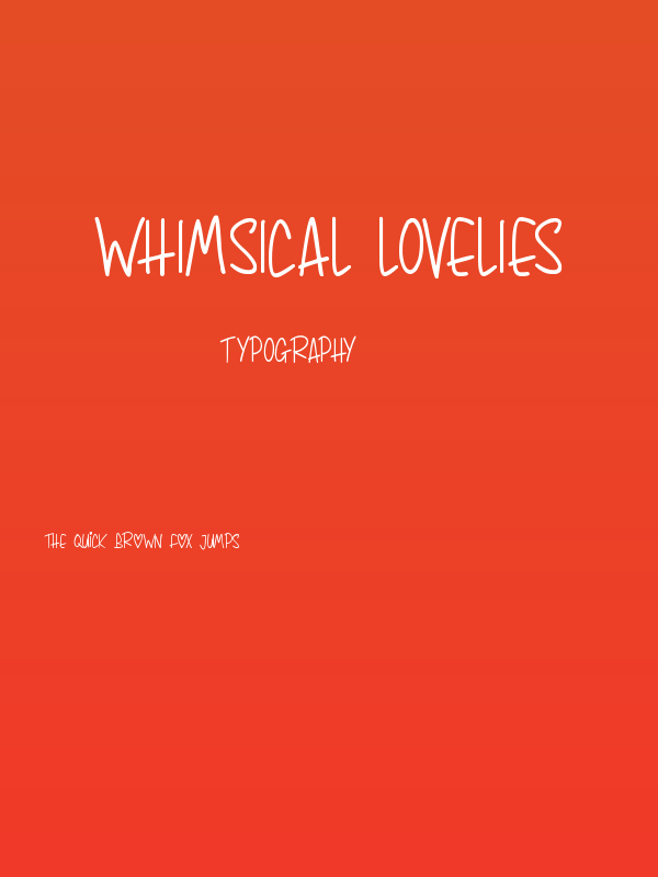 Whimsical Lovelies Poster