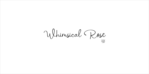 Whimsical Rose Logo
