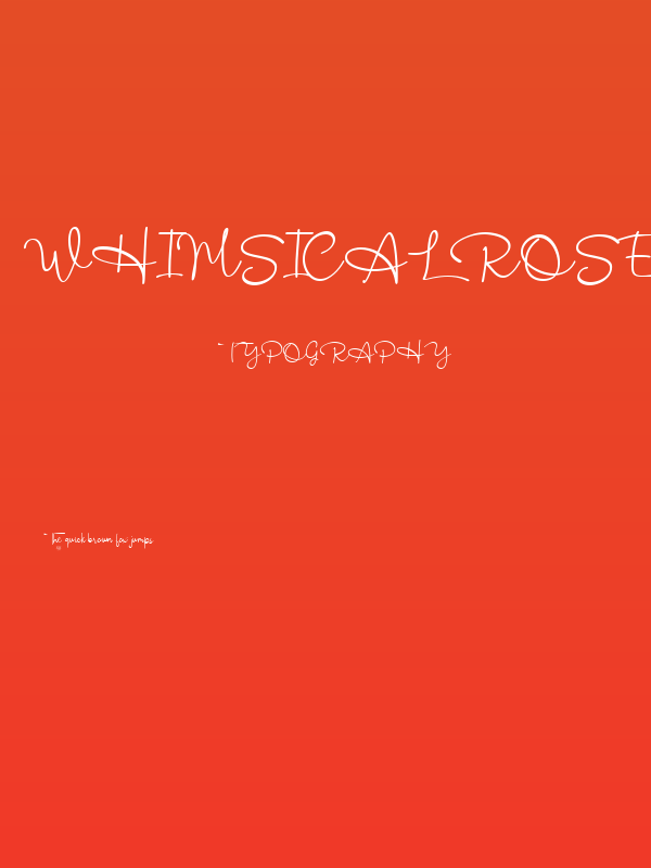 Whimsical Rose Poster