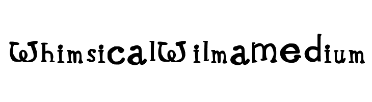 Whimsical Wilma Medium  नि: शुल्क फ़ॉन्ट्स डाउनलोड