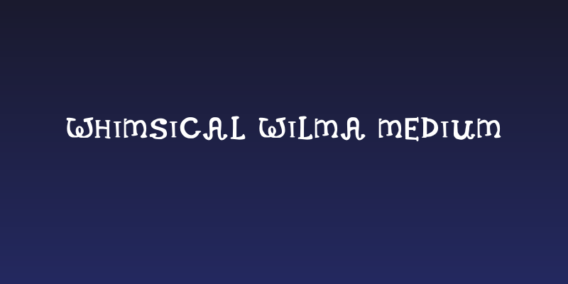 Whimsical Wilma Medium Social Header
