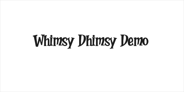 Whimsy Dhimsy Demo Logo