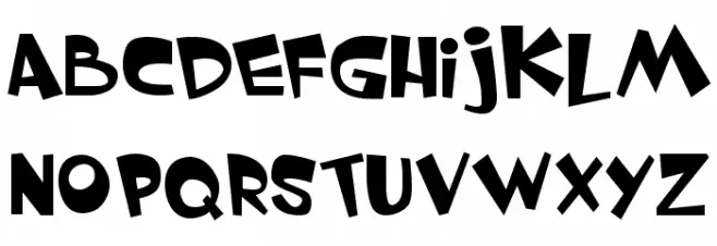 Whimsy TT Шрифта ВЕРХНИЙ