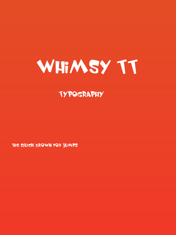 Whimsy TT Poster