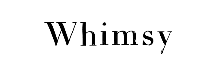 Whimsy  Free Fonts Download