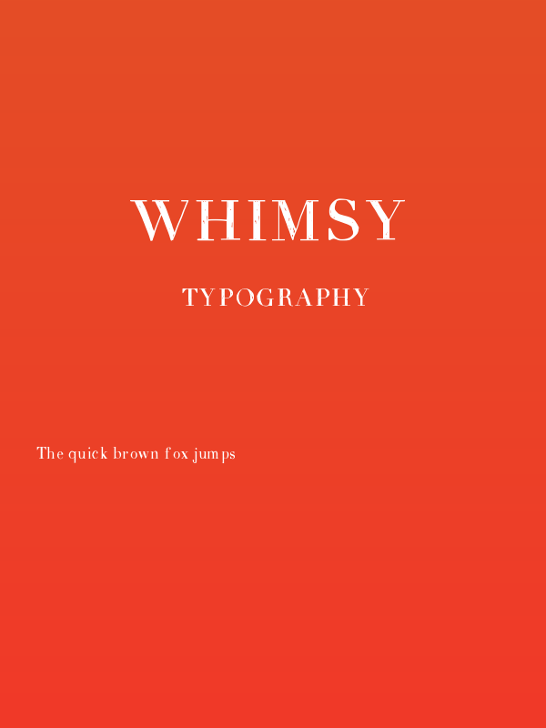Whimsy Poster