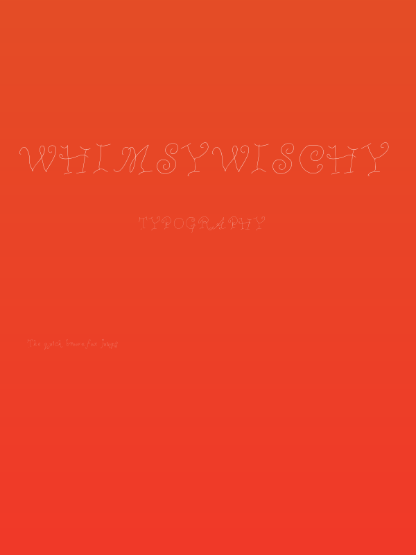 WhimsyWischy Poster