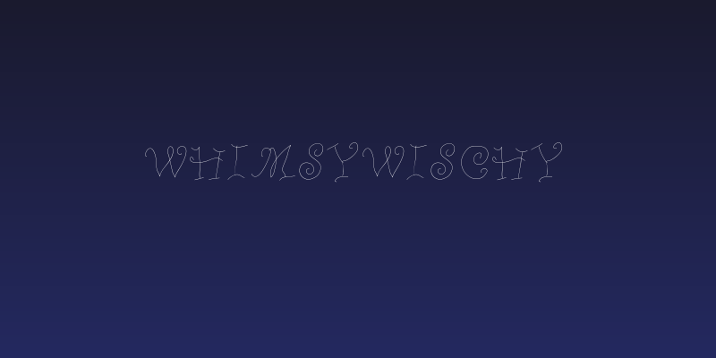 WhimsyWischy Social Header