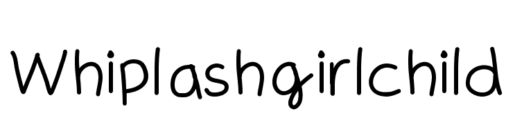 Whiplashgirlchild Font