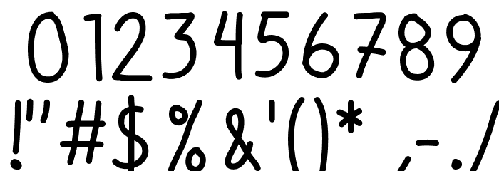 Whiplashgirlchild Font OTHER CHARS