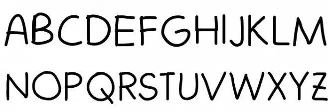 Whiplashgirlchild Schriftart Groß