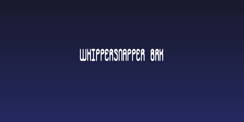 Whippersnapper BRK Social Header