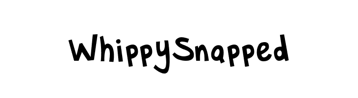 Whippy Snapped  नि: शुल्क फ़ॉन्ट्स डाउनलोड