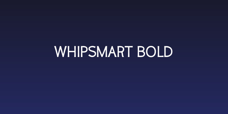 Whipsmart Bold Social Header