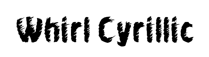 Whirl Cyrillic Font