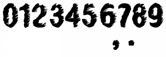 Whirl Cyrillic Font OTHER CHARS