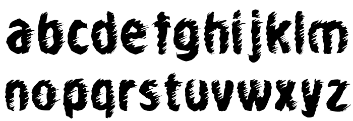 Whirl Cyrillic Font LOWERCASE