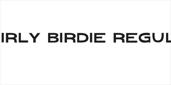 Whirly Birdie Regular Logo