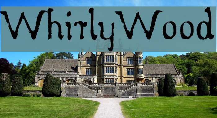 WhirlyWood फ़ॉन्ट examples