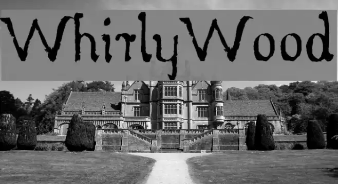 WhirlyWood Font examples