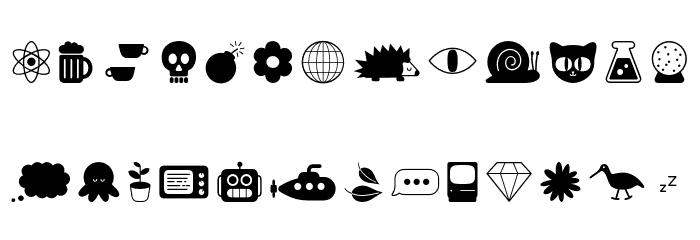 Whirlybats Start Font LOWERCASE