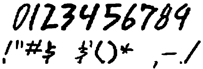 Whisked Away TBS Font OTHER CHARS