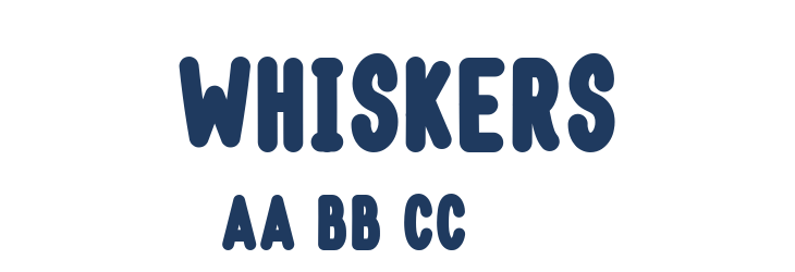 Whiskers Font Preview