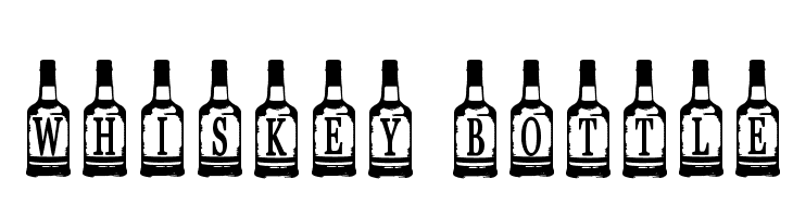 Whiskey Bottle  font caratteri gratis