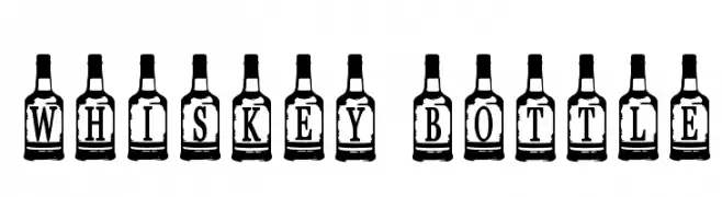 Whiskey Bottle  नि: शुल्क फ़ॉन्ट्स डाउनलोड