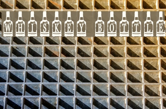 Whiskey Bottle Font examples