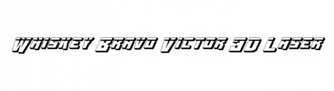 Whiskey Bravo Victor 3D Laser 