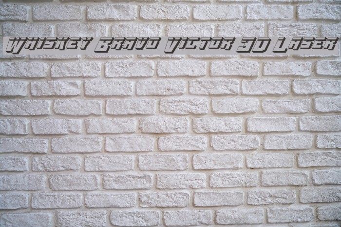 Whiskey Bravo Victor 3D Laser Example 3