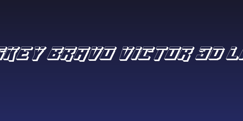 Whiskey Bravo Victor 3D Laser Social Header