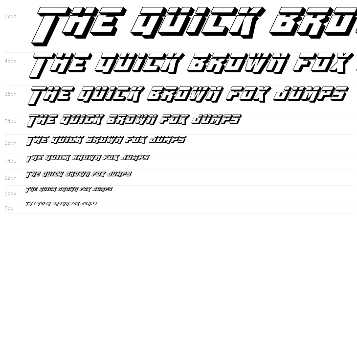 Whiskey Bravo Victor 3D Laser Waterfall