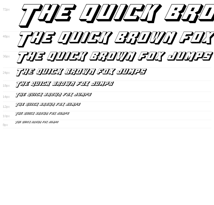 Whiskey Bravo Victor 3D Waterfall