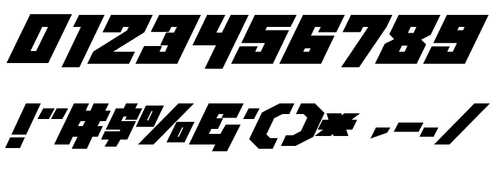 Whiskey Bravo Victor Bold Font OTHER CHARS