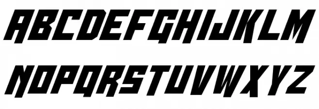 Whiskey Bravo Victor Condensed Schriftart Groß
